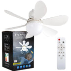💡❄️ Foco Ventilador LED 2 en 1 con Control Remoto