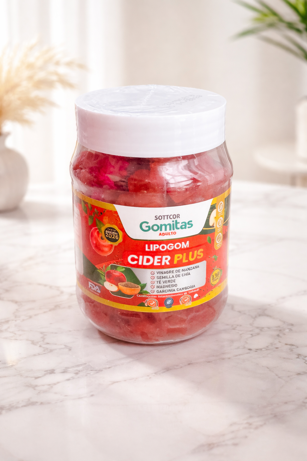 🍎Gomitas de Vinagre de Manzana | 130 Gomitas
